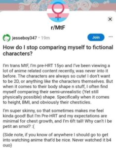 PHOTO Jesse Strang Admitting That He Is Male And Pretending To Be A Female