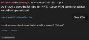 PHOTO Jesse Strang Asking If She Has A Good Build Type