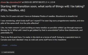 PHOTO Jesse Strang Asking Questions About Transitioning To Transgender