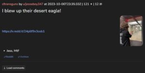 PHOTO Jesse Strang At Shooting Range In British Columbia