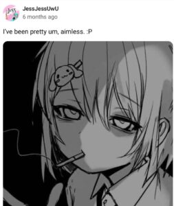 PHOTO Jesse Strang Posting I've Been Pretty Aimless On Social Media Profile