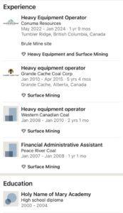 PHOTO Jesse Strang's Mothers LinkedIn Profile