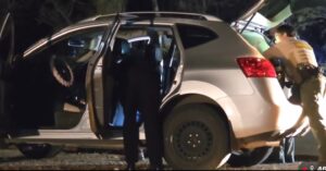 PHOTO Pima County Sheriffs Department Searching Carlos Alberto Palazuelos Jr's SUV On The Shoulder