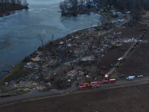 PHOTO Before And After Union City Michigan Tornado