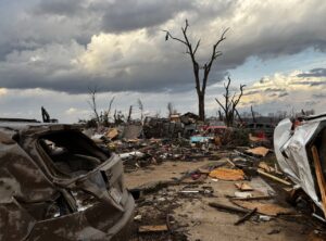 PHOTO HD Picture In Union City Michigan Shows No Houses Survived Tornado Hit