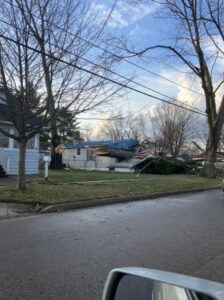 PHOTO Many Structures And Buildings Damaged By Tornado In Three Rivers Michigan