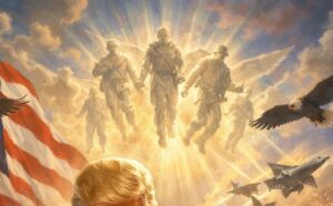 PHOTO Armies Of Heaven Guarding Donald Trump