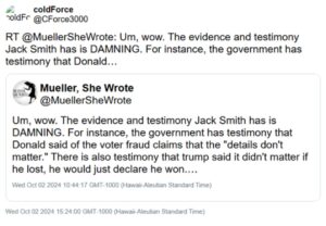 PHOTO Cole Allen Commentary Referred To Donald Trump And His Cabinet As Rapists Antivaxxers Spies Zealots