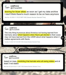 PHOTO Cole Allen Tweeted That Kamala Harris Would Win All Swing States And Left Twitter For BlueSky