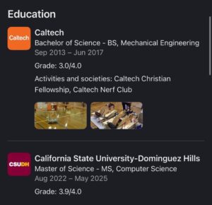 PHOTO Cole Tomas Allen Only Had A 3.0 GPA At CalTech