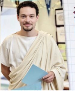 PHOTO Cole Tomas Allen Wearing Jesus Robe