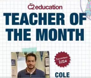 PHOTO Cole Tomas Allen Won Teacher Of The Month As A Professor
