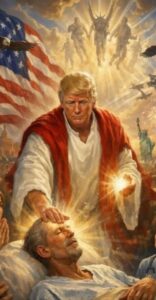 PHOTO Donald Trump As A Healer