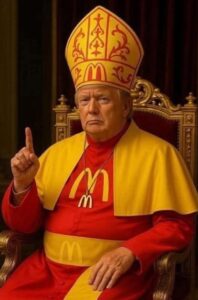 PHOTO Donald Trump As Pope BigMac