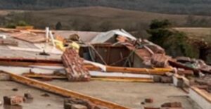 PHOTO House Leveled In Union Center Wisconsin Was On Anchored Foundation