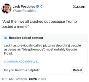 PHOTO Jack Posobiec Defends Donald Trump’s Jesus Post