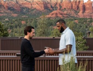 PHOTO Nick Wright And Lebron James Holding Hands In Sedona Arizona