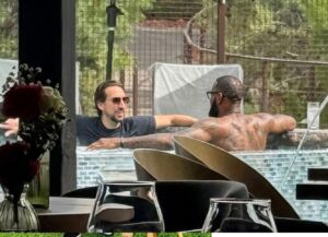 PHOTO Nick Wright And Lebron James Sitting In Hot Tub Together