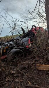PHOTO Showing Brick Building Completely Leveled By Tornado In Union Center Wisconsin