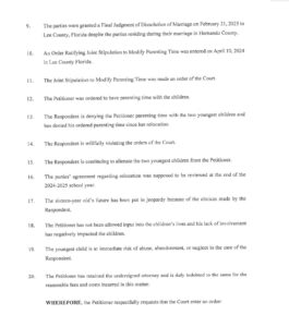 PHOTO Thomas Hudson November 17th Court Filing Documents From Anna Kepner's Disappearance