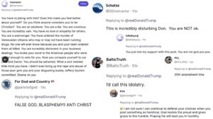 PHOTO Trump's Own Base On Truth Social Is Calling Him The Antichrist