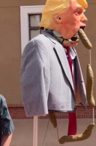 PHOTO Turds Coming Out Of Donald Trump's Mouth