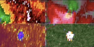PHOTO Weather Radar Shows Tornado Passed Right Over Union Center Wisconsin Home That Was Demolished To The Slab