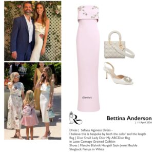 PHOTO Details On Dress Handbag And Shoes Bettina Anderson Had At Bridal Shower