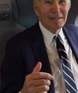 PHOTO Joe Biden Was Spotted On Amtrak With No Bruises On His Hands