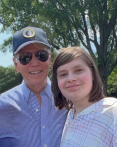 PHOTO Joe Biden With Nonbinary Boy Avery Jackson