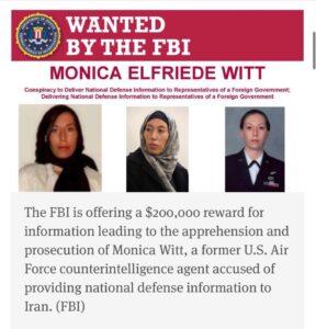 PHOTO Monica Witt's FBI Most Wanted Poster