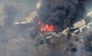 PHOTO Of House Completely Engulfed In Flames In Simi Valley CA