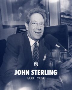 PHOTO RIP John Sterling 1938-2026