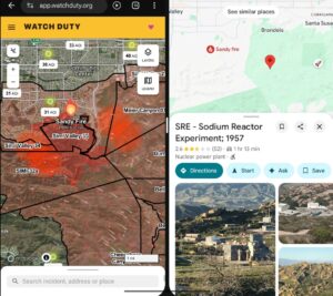 PHOTO Sandy Fire In Simi Valley Reached The Old Santa Susana Nuclear Reactor Site