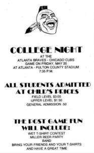 PHOTO Ted Turner Used To Have Wet T-shirt Contests On College Night At Atlanta Braves Games