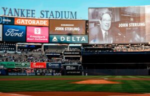 PHOTO Yankee Stadium Tribute To John Sterling