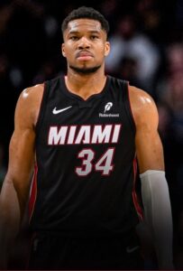 PHOTO Giannis Looking Good In A Miami Heat Uniform
