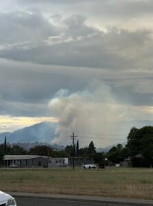 PHOTO Sorrento Valley Fire Can Be Seen From Cody Street