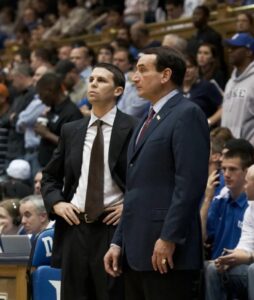 PHOTO Chris Spatola Coaching Next To Coach K