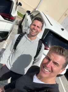 PHOTO ESPN's Rece Davis In The Parking Lot With Chris Spatola For The Last Time