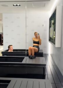 PHOTO Landry Kiffin Hot Tub Selfie With A Dude Present