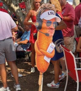 PHOTO Lane Kiffin Hot Dog On A Stick Meme